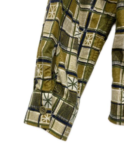 TENDERLOIN（テンダーロイン）TENDERLOIN (テンダーロイン) フランネルシャツ グリーン サイズ:Mの古着・服飾アイテム