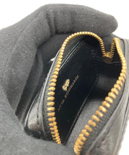 ANYA HINDMARCH（アニヤ・ハインドマーチ）ANYA HINDMARCH (アニヤハインドマーチ) コインケース ブラックの古着・服飾アイテム