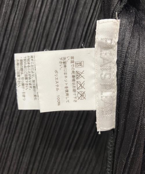 PLEATS PLEASE（プリーツプリーズ）PLEATS PLEASE (プリーツプリーズ) プリーツカーディガン ブラック サイズ:3の古着・服飾アイテム
