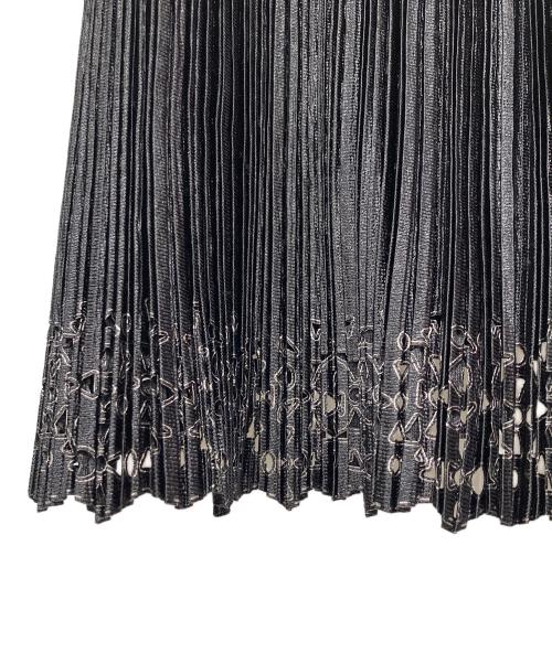 PLEATS PLEASE（プリーツプリーズ）PLEATS PLEASE (プリーツプリーズ) プリーツカーディガン ブラック サイズ:3の古着・服飾アイテム