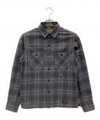 NEIGHBORHOODネイバーフッド）の古着「長袖シャツ」｜グレー×ブラック
