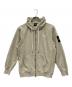 THE NORTH FACE（ザ ノース フェイス）の古着「スクエアロゴフルジップパーカー」｜ベージュ