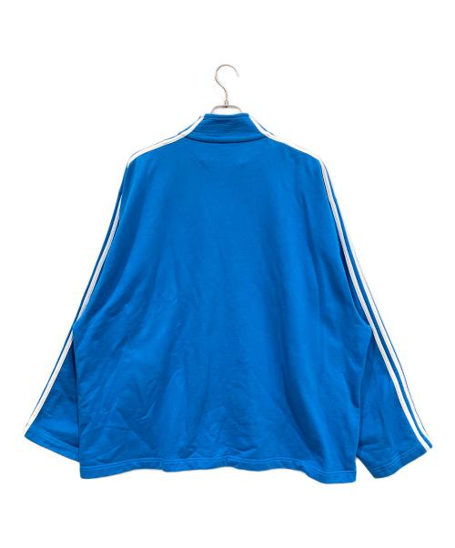 BALENCIAGA（バレンシアガ）BALENCIAGA (バレンシアガ) adidas (アディダス) ハーフジップスウェット ブルー サイズ:3の古着・服飾アイテム