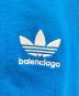 中古・古着 BALENCIAGA (バレンシアガ) adidas (アディダス) ハーフジップスウェット ブルー サイズ:3：60000円