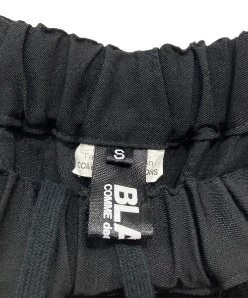 BLACK COMME des GARCONS（ブラックコムデギャルソン）BLACK COMME des GARCONS (ブラックコムデギャルソン) パッチワークワイドパンツ ブラック サイズ:Sの古着・服飾アイテム