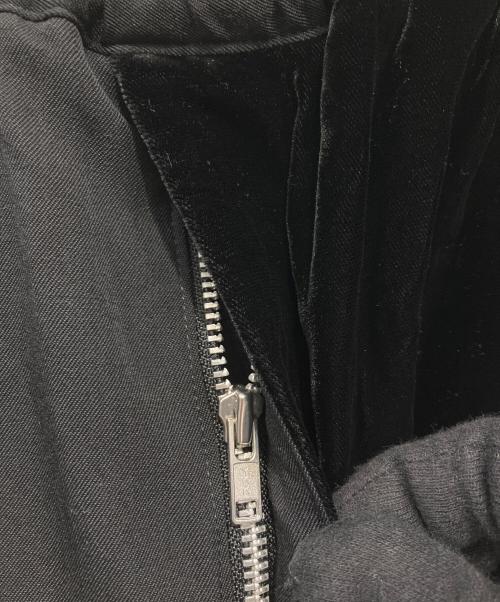 BLACK COMME des GARCONS（ブラックコムデギャルソン）BLACK COMME des GARCONS (ブラックコムデギャルソン) パッチワークワイドパンツ ブラック サイズ:Sの古着・服飾アイテム