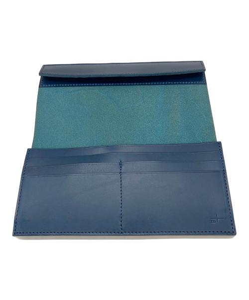 M+（エムピウ）M+ (エムピウ) FERMA WALLET-long ネイビーの古着・服飾アイテム