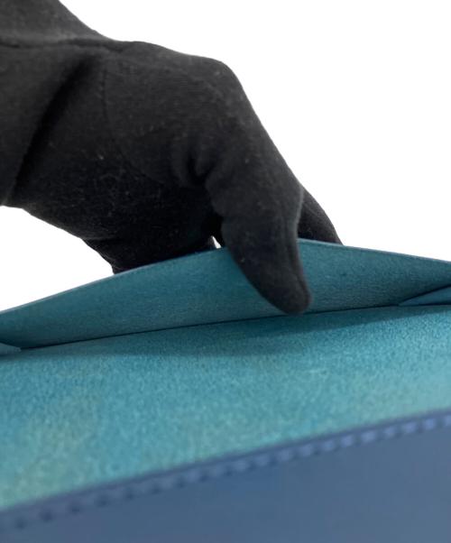 M+（エムピウ）M+ (エムピウ) FERMA WALLET-long ネイビーの古着・服飾アイテム