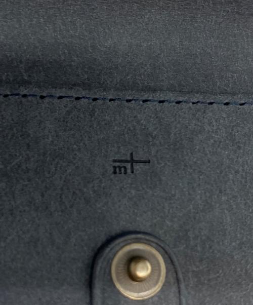 M+（エムピウ）M+ (エムピウ) 3つ折り財布 グレーの古着・服飾アイテム