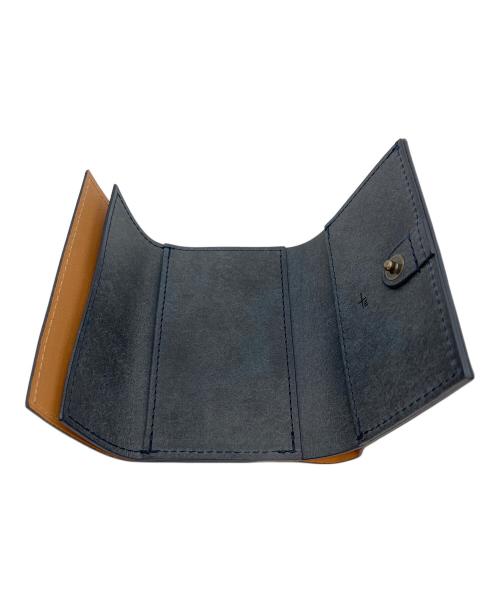 M+（エムピウ）M+ (エムピウ) 3つ折り財布 グレーの古着・服飾アイテム