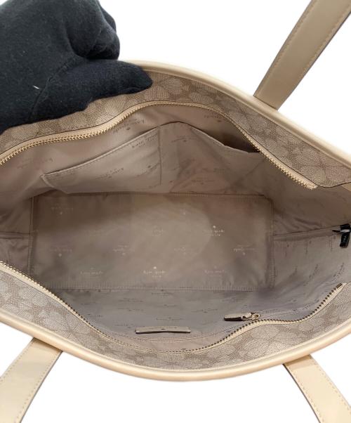 Kate Spade（ケイトスペード）Kate Spade (ケイトスペード) トートバッグ ベージュの古着・服飾アイテム