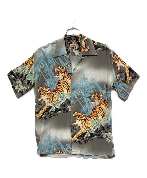 Sun Surf（サンサーフ）Sun Surf (サンサーフ) アロハシャツ グレー サイズ:Mの古着・服飾アイテム