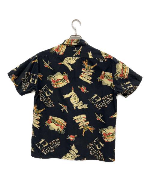 Schott（ショット）Schott (ショット) アロハシャツ ブラック サイズ:Mの古着・服飾アイテム