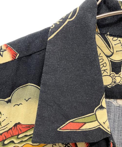 Schott（ショット）Schott (ショット) アロハシャツ ブラック サイズ:Mの古着・服飾アイテム