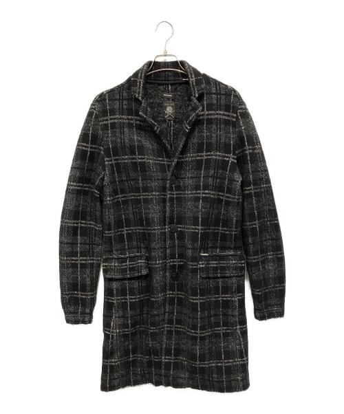 DIESEL（ディーゼル）DIESEL (ディーゼル) チェスターコート ブラック サイズ:Mの古着・服飾アイテム