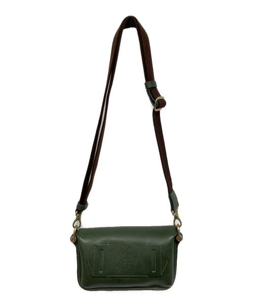 BEER BERRY（ビア ベリー）BEER BERRY (ビア ベリー) ショルダーバッグ グリーンの古着・服飾アイテム