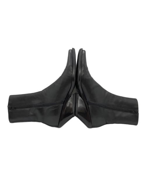 ANN DEMEULEMEESTER（アンドゥムルメステール）ANN DEMEULEMEESTER (アンドゥムルメステール) サイドジップブーツ ブラック サイズ:37 1/2の古着・服飾アイテム