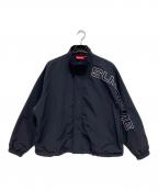 SUPREMEシュプリーム）の古着「SPELLOUT EMBROIDERED TRACK JACKET」｜ブラック