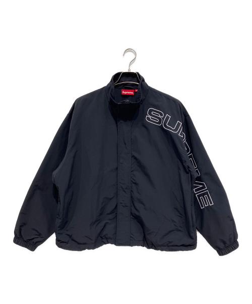SUPREME（シュプリーム）SUPREME (シュプリーム) SPELLOUT EMBROIDERED TRACK JACKET ブラック サイズ:Mの古着・服飾アイテム
