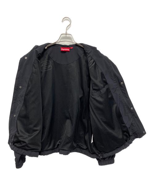 SUPREME（シュプリーム）SUPREME (シュプリーム) SPELLOUT EMBROIDERED TRACK JACKET ブラック サイズ:Mの古着・服飾アイテム