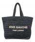 Saint Laurent Paris（サンローランパリ）の古着「リヴゴーシュフェイクラフィアトートバッグ」｜ブラック