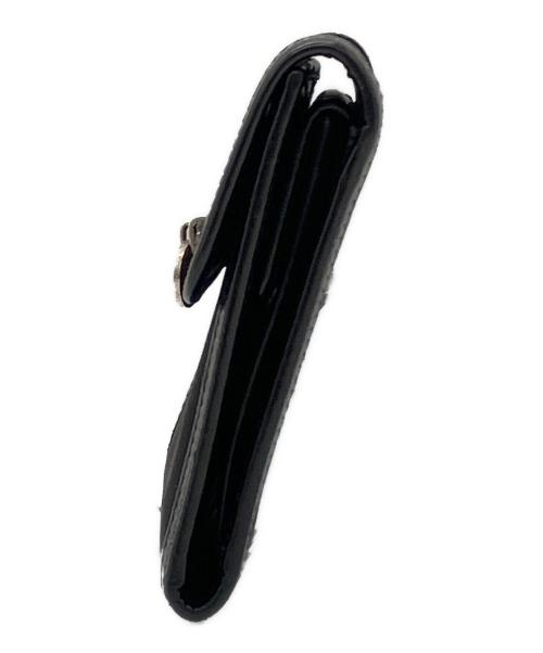 PRADA（プラダ）PRADA (プラダ) 3つ折り財布 ブラックの古着・服飾アイテム