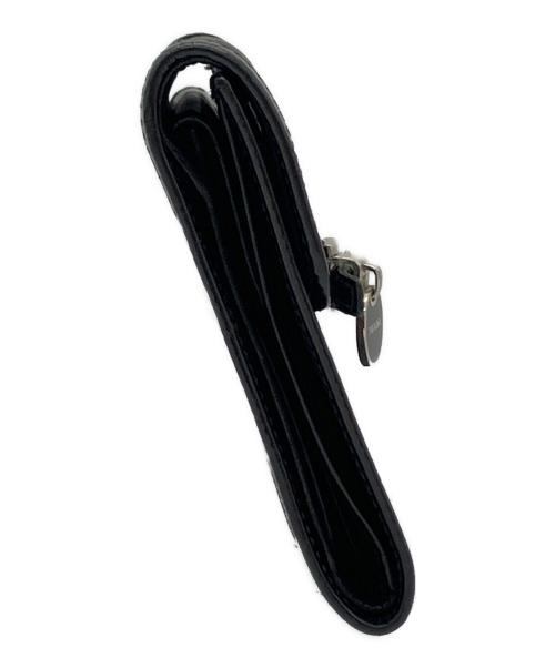 PRADA（プラダ）PRADA (プラダ) 3つ折り財布 ブラックの古着・服飾アイテム