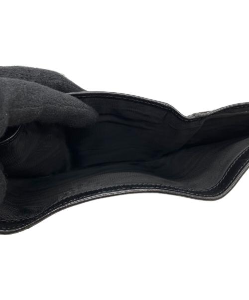 PRADA（プラダ）PRADA (プラダ) 3つ折り財布 ブラックの古着・服飾アイテム