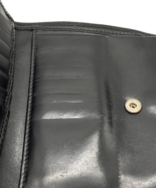 PRADA（プラダ）PRADA (プラダ) 3つ折り財布 ブラックの古着・服飾アイテム
