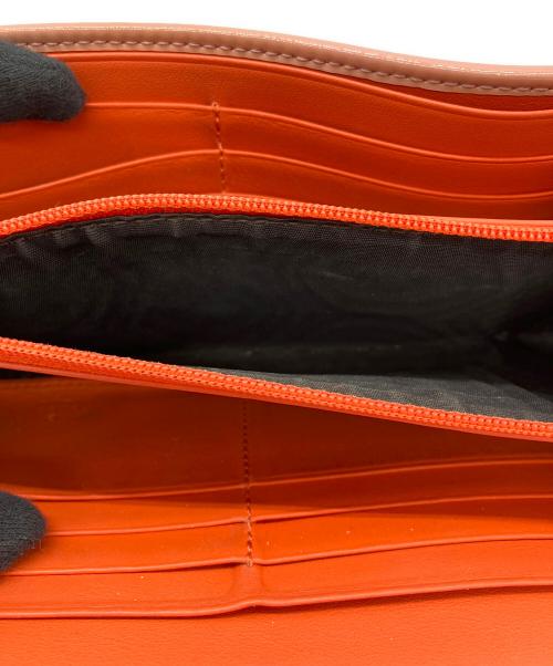 GUCCI（グッチ）GUCCI (グッチ) 長財布 ブラウン×オレンジの古着・服飾アイテム