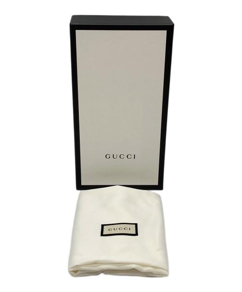 GUCCI（グッチ）GUCCI (グッチ) 長財布 ブラウン×オレンジの古着・服飾アイテム