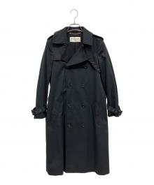 Saint Laurent Paris（サンローランパリ）の古着「トレンチコート」｜ブラック