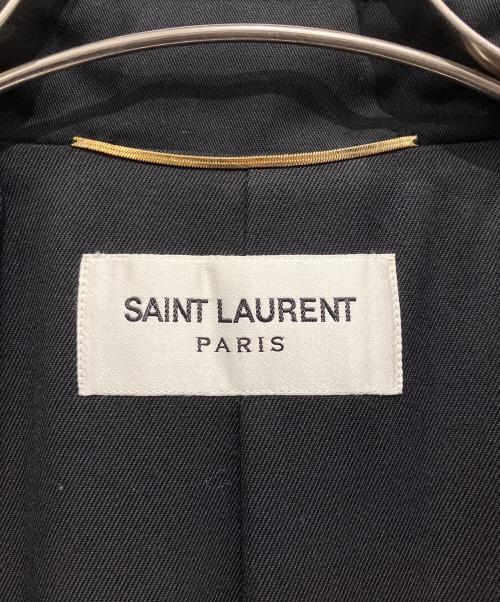 Saint Laurent Paris（サンローランパリ）Saint Laurent Paris (サンローランパリ) トレンチコート ブラック サイズ:36の古着・服飾アイテム