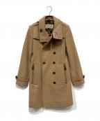 BURBERRYバーバリー）の古着「Pコート」｜ピンクベージュ