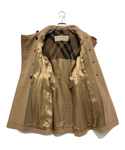 BURBERRY（バーバリー）BURBERRY (バーバリー) Pコート ピンクベージュ サイズ:Sの古着・服飾アイテム