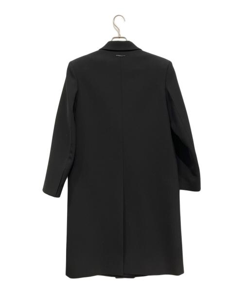 Calvin Klein（カルバンクライン）Calvin Klein (カルバンクライン) チェスターコート ブラック サイズ:36の古着・服飾アイテム