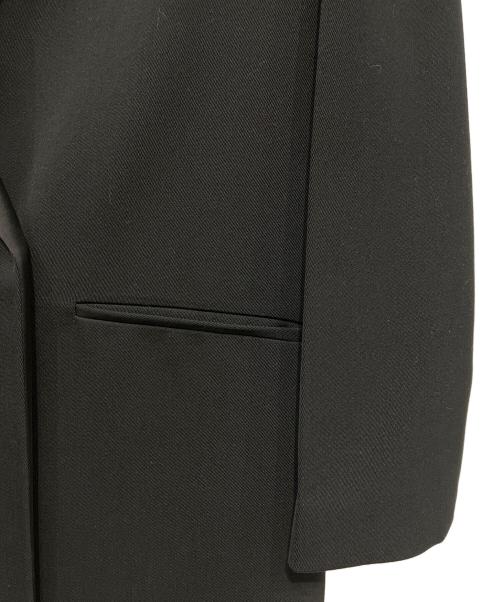 Calvin Klein（カルバンクライン）Calvin Klein (カルバンクライン) チェスターコート ブラック サイズ:36の古着・服飾アイテム