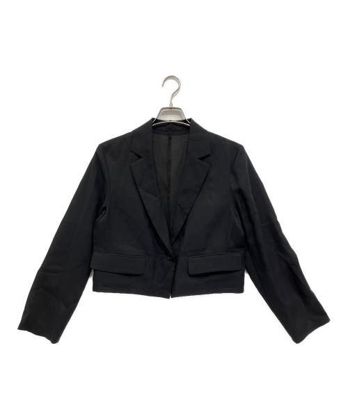 MARW UNITED ARROWS（マルゥ ユナイテッドアローズ）MARW UNITED ARROWS (マルゥ ユナイテッドアローズ) テーラードショートジャケット ブラック サイズ:36の古着・服飾アイテム