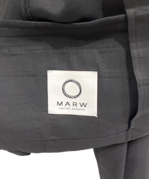 MARW UNITED ARROWS（マルゥ ユナイテッドアローズ）MARW UNITED ARROWS (マルゥ ユナイテッドアローズ) テーラードショートジャケット ブラック サイズ:36の古着・服飾アイテム