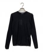 HYKEハイク）の古着「薄手ニット」｜ブラック