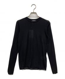 HYKE（ハイク）の古着「薄手ニット」｜ブラック