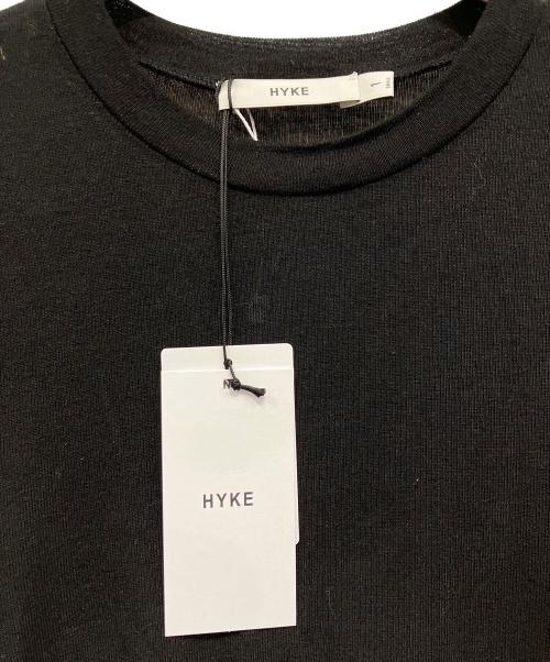 HYKE（ハイク）HYKE (ハイク) 薄手ニット ブラック サイズ:S 未使用品の古着・服飾アイテム