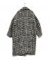 CLANE (クラネ) SHORT SHAGGY COCOON OVER COAT ホワイト×ブラック：23000円