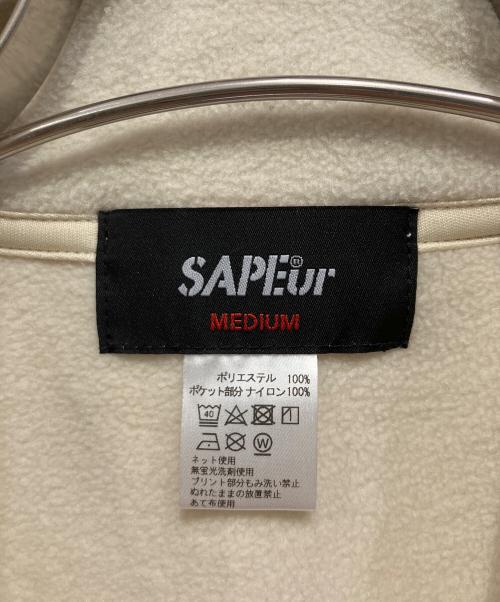 SAPEur（サプール）SAPEur (サプール) フリースジャケット アイボリー サイズ:MEDIUMの古着・服飾アイテム