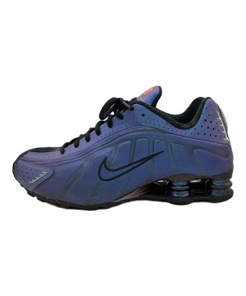 NIKE（ナイキ）NIKE (ナイキ) SHOX R4 METALLIC SILVER/METALLIC SILVER-BLACK ブルー×ブラック サイズ:27の古着・服飾アイテム