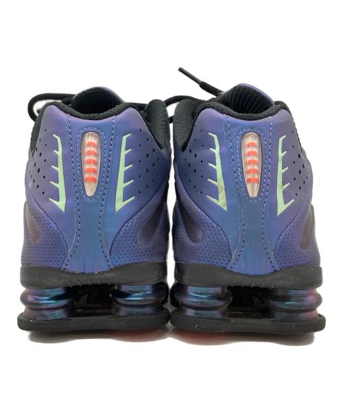 NIKE（ナイキ）NIKE (ナイキ) SHOX R4 METALLIC SILVER/METALLIC SILVER-BLACK ブルー×ブラック サイズ:27の古着・服飾アイテム