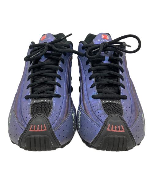 NIKE（ナイキ）NIKE (ナイキ) SHOX R4 METALLIC SILVER/METALLIC SILVER-BLACK ブルー×ブラック サイズ:27の古着・服飾アイテム