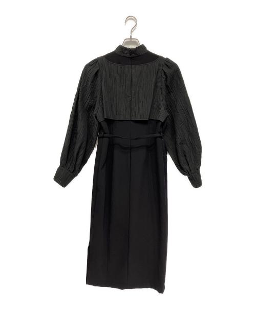 UNITED TOKYO（ユナイテッドトーキョー）UNITED TOKYO (ユナイテッドトーキョー) ギルティーストライプタイトワンピース ブラック サイズ:1の古着・服飾アイテム