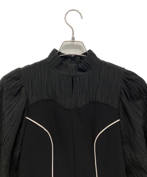 UNITED TOKYO（ユナイテッドトーキョー）UNITED TOKYO (ユナイテッドトーキョー) ギルティーストライプタイトワンピース ブラック サイズ:1の古着・服飾アイテム