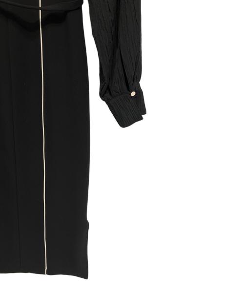 UNITED TOKYO（ユナイテッドトーキョー）UNITED TOKYO (ユナイテッドトーキョー) ギルティーストライプタイトワンピース ブラック サイズ:1の古着・服飾アイテム